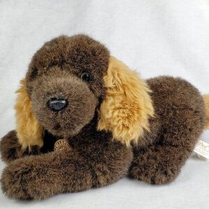 Dan Dee Cocker Spaniel Golden Retriever Puppy Dog Plush 15" Floppy Ears Laying